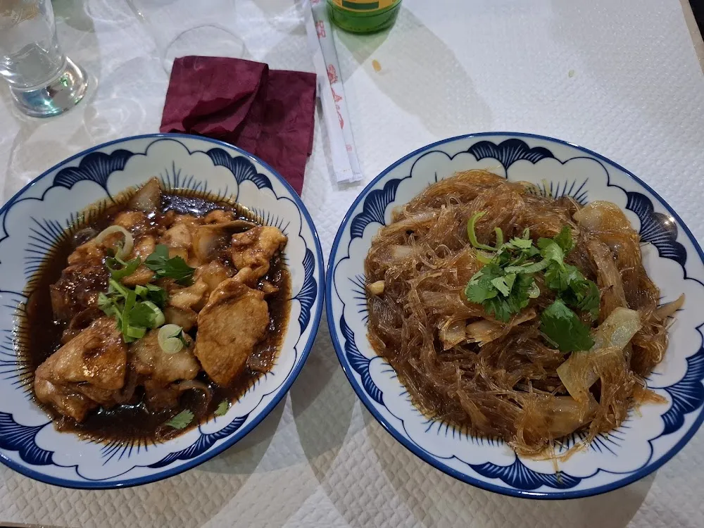 Nouilles Et Poulet Caramel